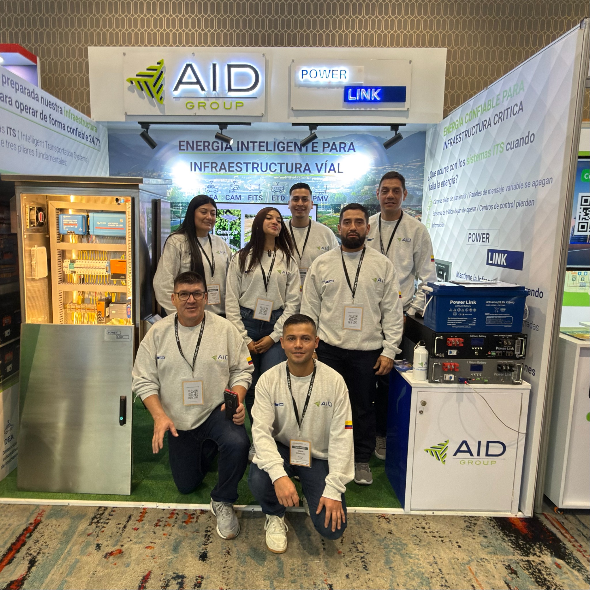 Equipo AID GROUP y Power Link en Andina Traffic 2026