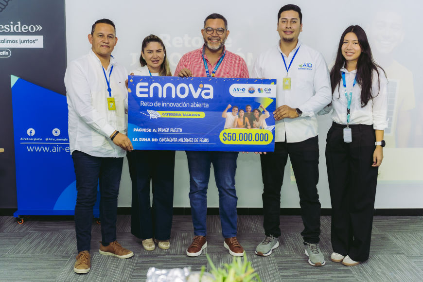 Ennova 20025 Air-e evento de cierre Ganador AID GROUP SAS