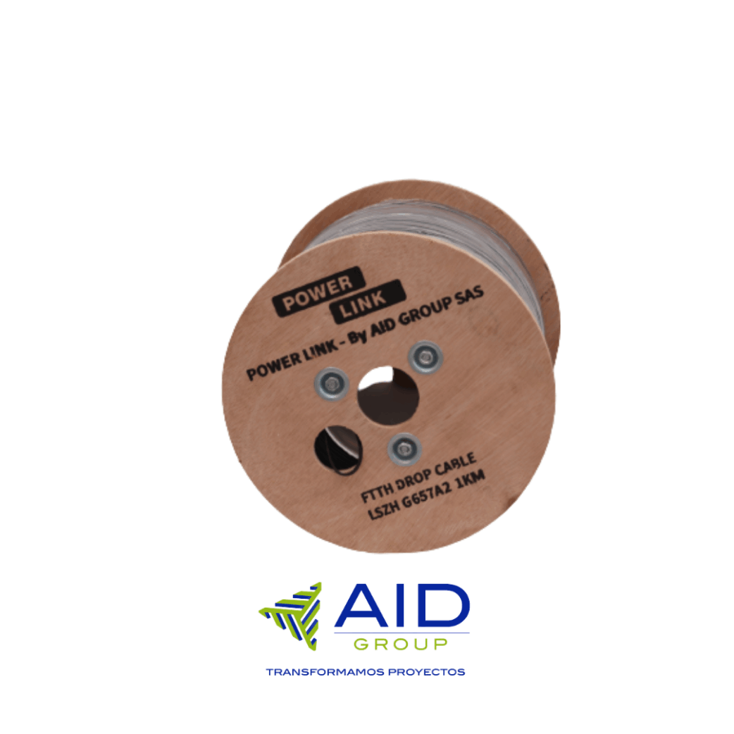 Fibra Drop 1 hilo power link redes FTTH